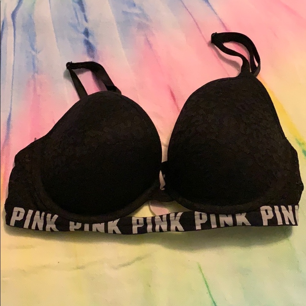 Pink Victoria’s Secret Wear Everywhere Push-up Bra